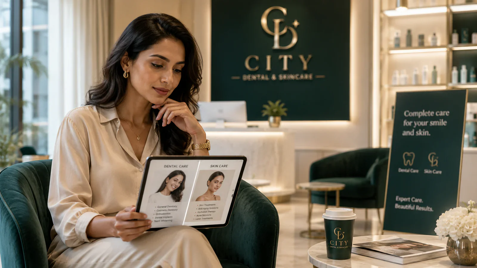 City Dental and Skincare market context presentation