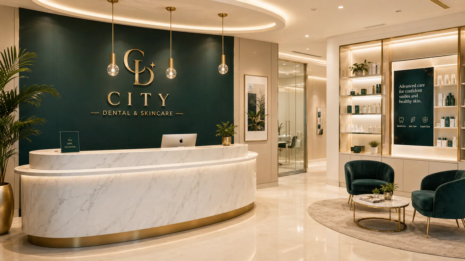 City Dental and Skincare premium healthcare brand cover