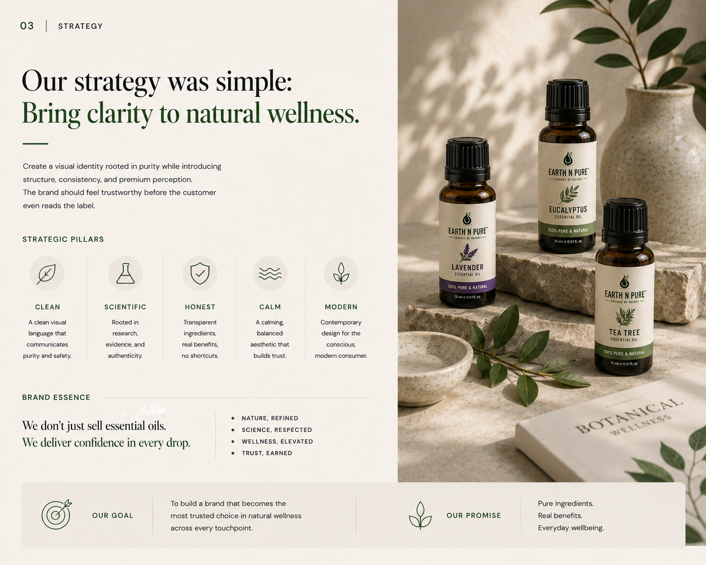 Earth N Pure strategy and natural product positioning